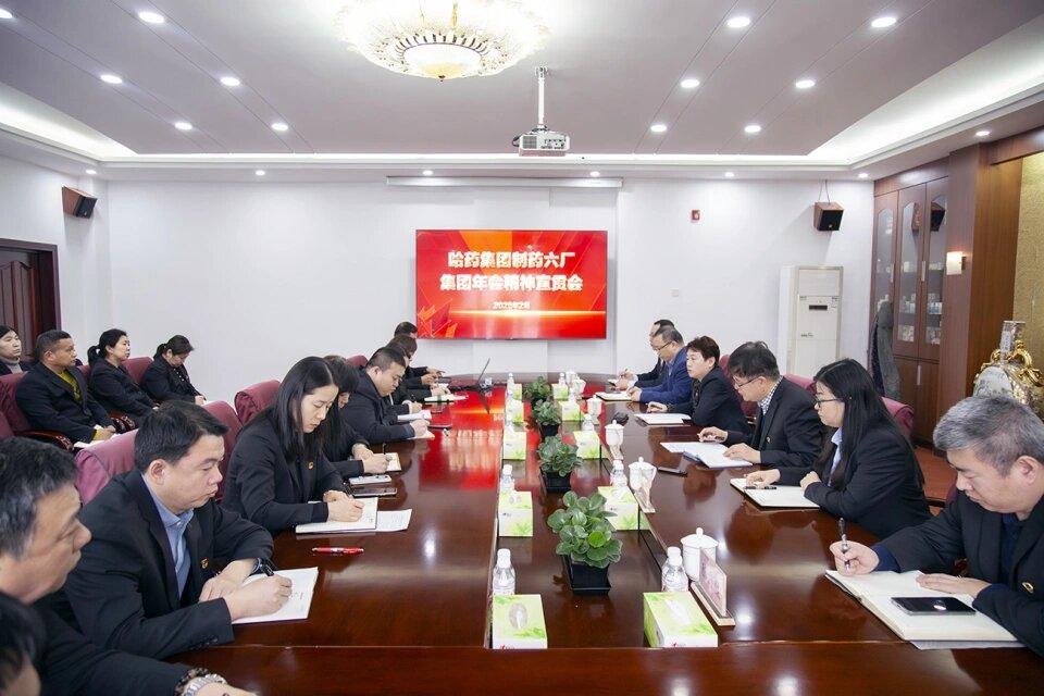 蓄勢聚力籌遠(yuǎn)略 銳意進(jìn)取啟新篇——哈藥六廠深入學(xué)習(xí)貫徹集團(tuán)年會精神